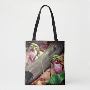 Waldland Pink Wilde Lady Slipper Orchid Blume Tasche