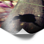 Waldland Pink Wilde Lady Slipper Orchideen Blume 8 Fotodruck (Ecke)