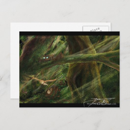 Waldland Postkarte (Vorne/Hinten)