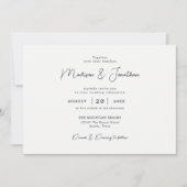 Waldland Rustikale Waldlandschaft Hochzeit Einladung (Vorderseite)