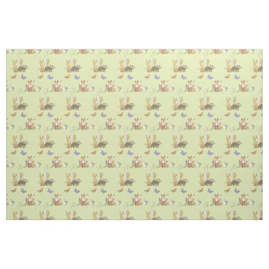 Waldland Stoff (Fat Quarter (45,7 x 55,9 cm))