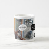 Waldland trifft katzenartige Tasse (Mittel)