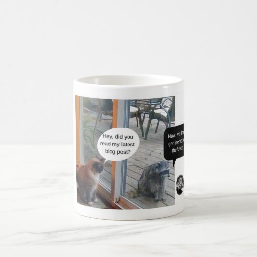 Waldland trifft katzenartige Tasse (Mittel)