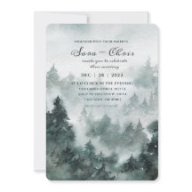 Waldland | Wald-Wasserfarbenhochzeit