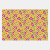 Waldland Weihnachten Winter Niedlicher Waldbär Geschenkpapier Set (Vorderseite 2)