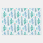 Waldland Weihnachten Winterwald Berries Geschenkpapier Set (Vorderseite)