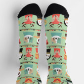 Waldland Whimsy Buddies Crew Socken (Oben)