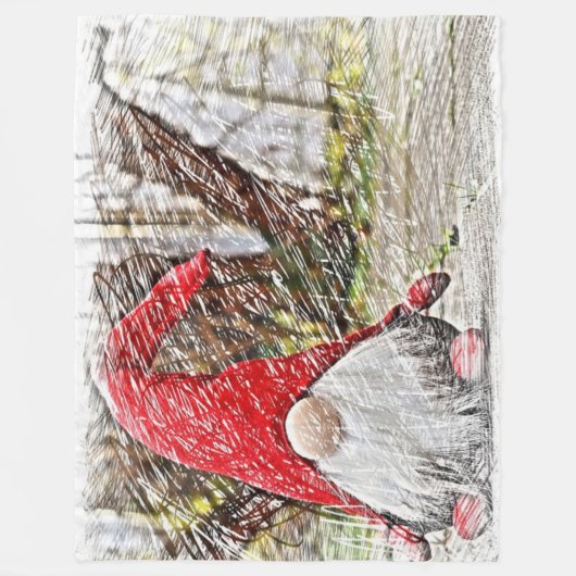 Waldland Whimsy Fleecedecke (Vorderseite)