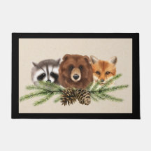 Waldland Wildlife Christmas Doormat Doormat Mat