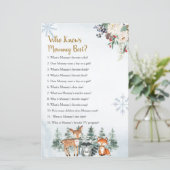 Waldland Winter Tierwald, der Mami am besten kennt (Stehend Vorderseite)