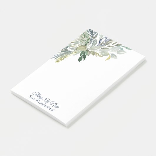 Wäldlandblättern "Dinge der Note" Post-it Klebezettel (angewinkelt)