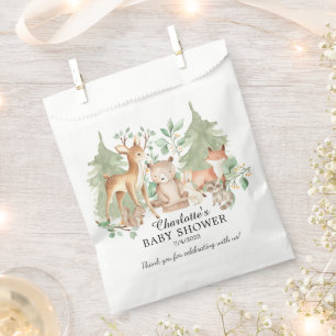 Waldlandfreunde neutrale Babydusche bevorzugen Tas Geschenktütchen