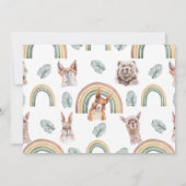 Waldlandgrün | Waldtiere und Regenbogen (Rückseite)