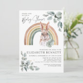 Waldlandgrün | Waldtiere und Regenbogen (Stehend Vorderseite)