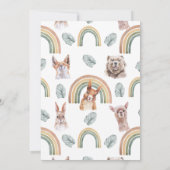 Waldlandgrün | Waldtiere und Regenbogen (Rückseite)