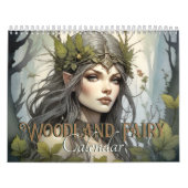 Waldlandmärchen Vintage Jugendstil Fantasy Fee Kalender (Titelbild)
