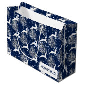 Waldlandrinder Große Geschenktüte (Vorderseite Schrägansicht)