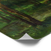 Waldlandschaft, 1864 poster (Ecke)