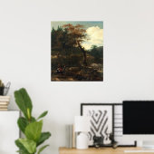 Waldlandschaft - Adam Pynacker Kunstposter Poster (Heimbüro)