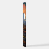 Waldlandschaft am Morgen iPhone Hülle (Rechte Seite)