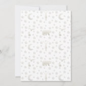 Waldlandschaft Babydusche Einladung (Rückseite)