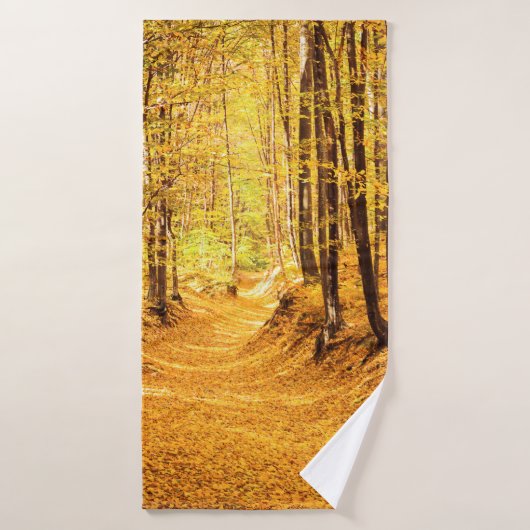 Waldlandschaft Badehandtuch (Badehandtuch)