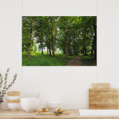 Waldlandschaft. Blackweir Woods, Cardiff Poster (Küche)