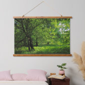 Waldlandschaft. Blackweir Woods, Cardiff Wandteppich Mit Holzrahmen (Schlafzimmer)