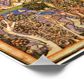 Waldlandschaft durch Meister der Carmina Burana (s Poster (Ecke)