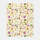 Waldlandschaft Fleecedecke (Vorderseite)