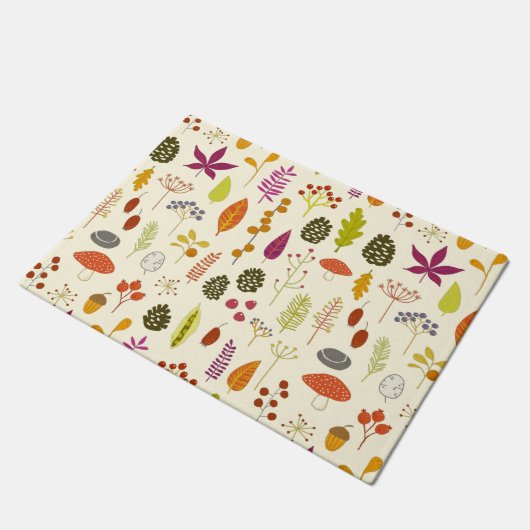 Waldlandschaft Fußmatte (Schrägansicht)