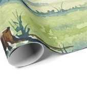 Waldlandschaft Geschenkpapier (Rolleneckpunkt)