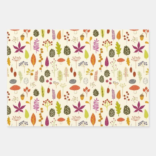 Waldlandschaft Geschenkpapier Set (Vorderseite 3)