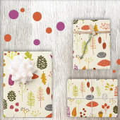Waldlandschaft Geschenkpapier Set