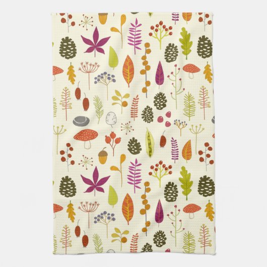 Waldlandschaft Geschirrtuch (Vertikal)