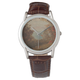 Waldlandschaft im Herbst Hudson oder Maine 1860 Ar Armbanduhr
