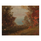 Waldlandschaft im Herbst Hudson oder Maine 1860 Ar Poster (Vorderseite)