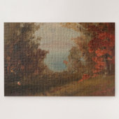 Waldlandschaft im Herbst Hudson oder Maine 1860 Ar Puzzle (Horizontal)