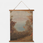 Waldlandschaft im Herbst Hudson oder Maine 1860 Ar Wandteppich Mit Holzrahmen (Vorderseite)