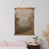 Waldlandschaft im Herbst Hudson oder Maine 1860 Ar Wandteppich Mit Holzrahmen (Schlafzimmer)