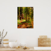 Waldlandschaft Ivan Shishkin Poster (Küche)