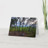 Waldlandschaft Karte (Vorderseite)