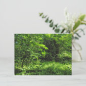 Waldlandschaft Karte (Stehend Vorderseite)