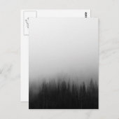 Waldlandschaft Landschaft Szene Foggy Mystical Postkarte (Vorne/Hinten)
