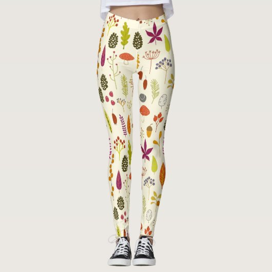 Waldlandschaft Leggings (Vorderseite)