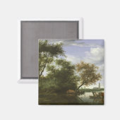 Waldlandschaft Magnet (Vorderseite/Rückseite)