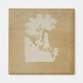 Waldlandschaft Magnet (Vorne)