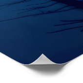 Waldlandschaft Meditation Ruhe Poster (Ecke)