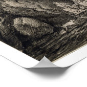 Waldlandschaft mit Karren und Figuren (Ätzung Poster (Ecke)