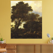 Waldlandschaft mit "lean-to", Roelant Roghman, Leinwanddruck (Insitu (Wohnzimmer))